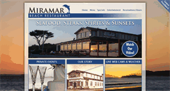 Desktop Screenshot of miramarbeachrestaurant.com